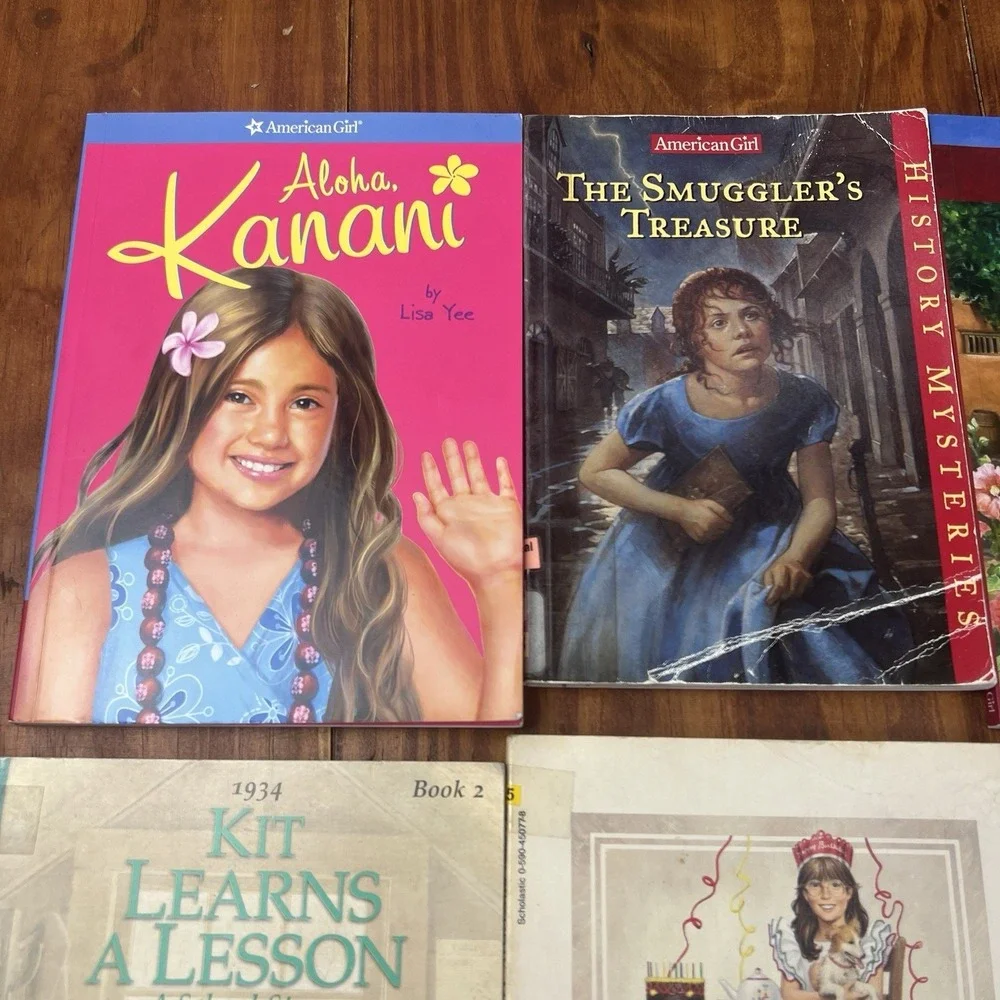 American Girl Book Lot 8 Kanani Kit Molly Samantha Josefina History Books